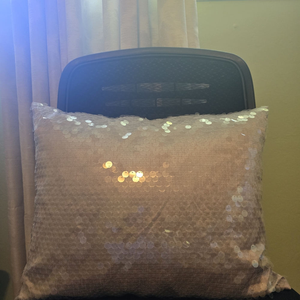 DKNY Metallic Accent Pillow